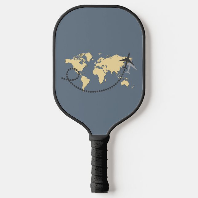 Raquette De Pickleball Voyons l'illustration du monde (Recto)