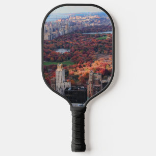 Raquette De Pickleball Vue d'en haut : Automne à Central Park 01