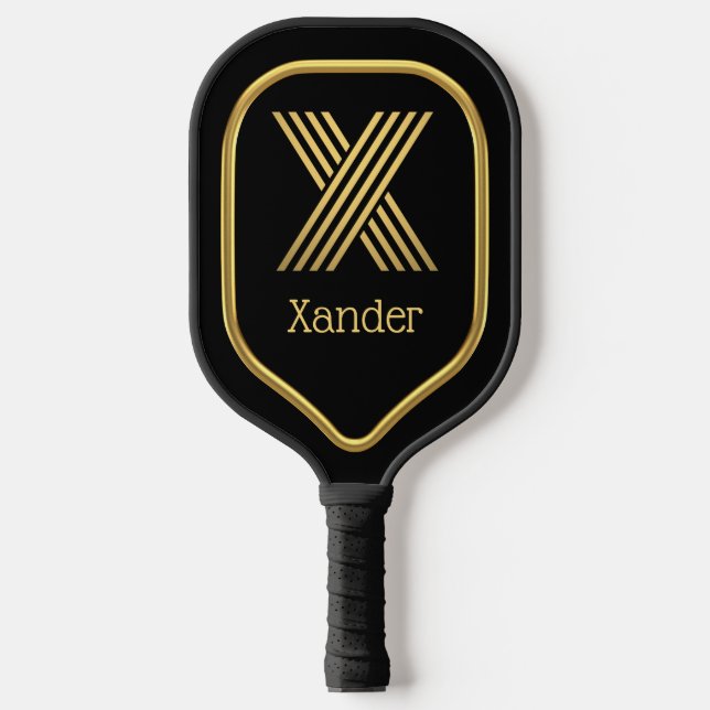 Raquette De Pickleball X Paddle Gold Initial Pickleball (Recto)
