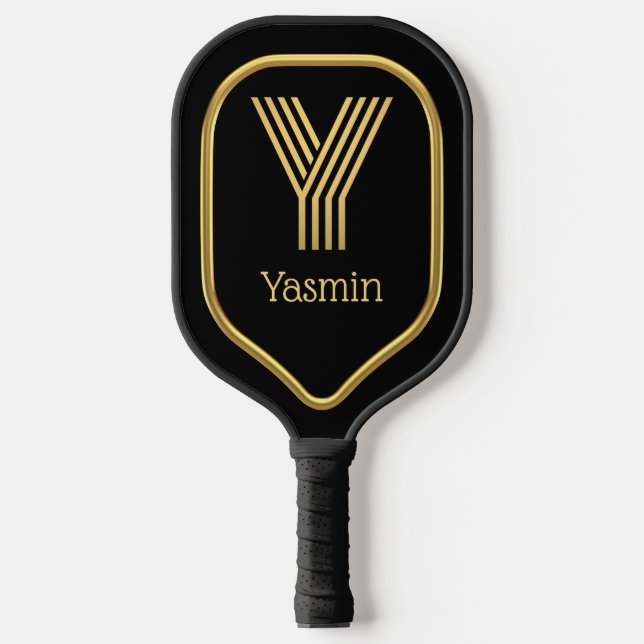 Raquette De Pickleball Y Paddle de Pickleball Initial Gold (Recto)