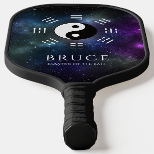 Raquette De Pickleball Yin Yang avec Symboles de trigramme Bagua I-Ching