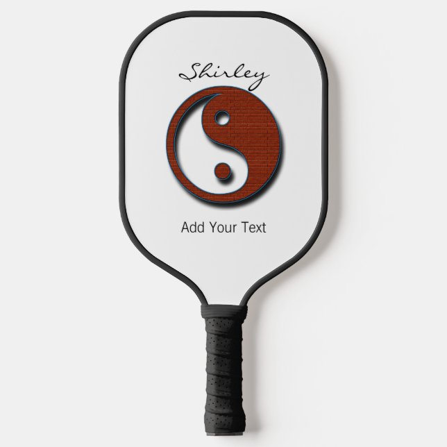 Raquette De Pickleball Yin Yang par Shirley Taylor (Recto)