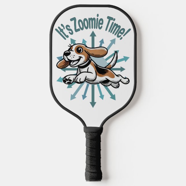 Raquette De Pickleball Zoomie Time Beagle (Recto)