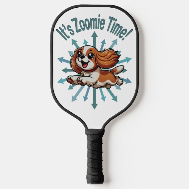 Raquette De Pickleball Zoomie Time Cavalier Spaniel (Recto)