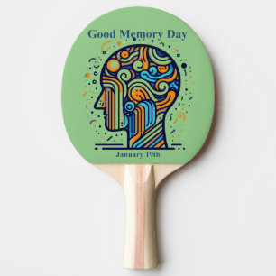 Raquette De Ping Pong 19 janvier - Bonne journée de mémoire