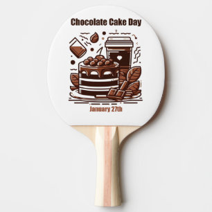 Raquette De Ping Pong 27 janvier - Journée du gâteau au chocolat