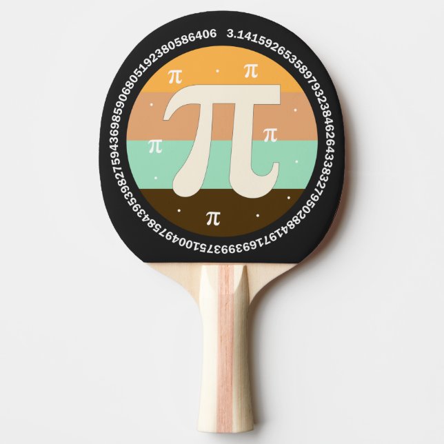 Raquette De Ping Pong 3.14 National Pi Day Design  - Pi Day Gift Idea (Devant)