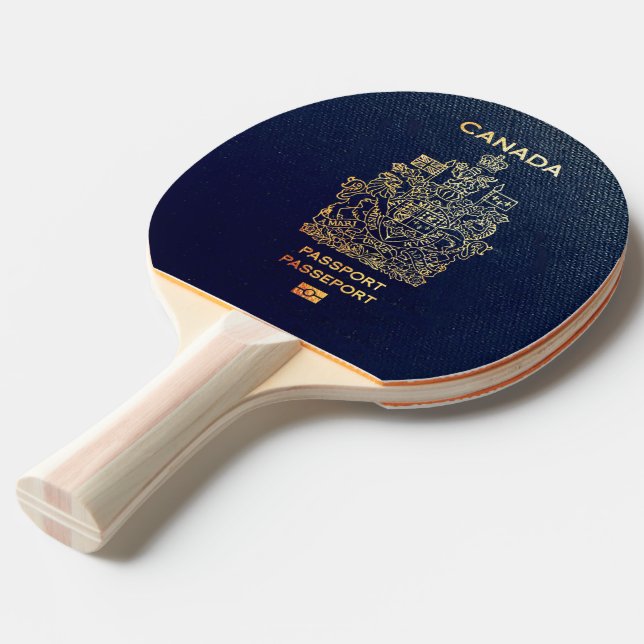 Raquette De Ping Pong [400] Couverture canadienne de passeport (Devant Angle)