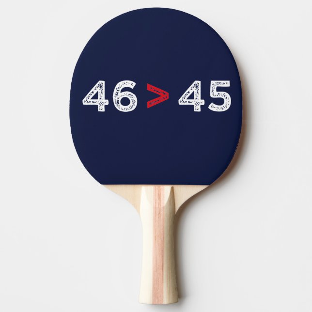 Raquette De Ping Pong 46 > 45 - Trump Lost Biden Won I (Devant)