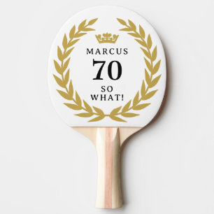 Raquette De Ping Pong 70 Alors, quel drôle Laurel Wreath Crown 70e anniv