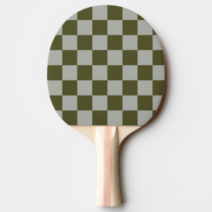 Raquette de Ping Pong à carreaux