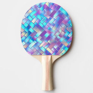 Raquette de ping pong à impression holographique a