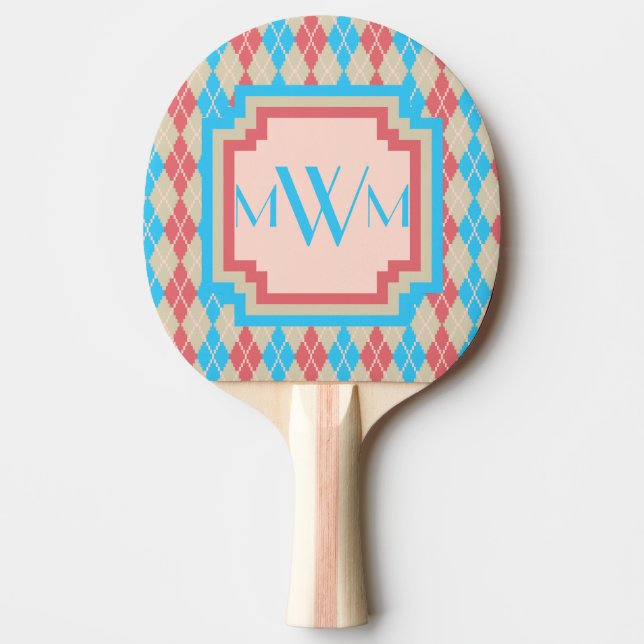 Raquette De Ping Pong À la plage Jacquard Ping Pong Paddle (Devant)