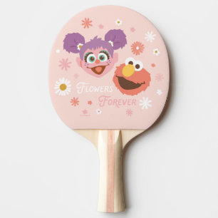 Raquette De Ping Pong Abby Cadabby & Elmo   Fleurs pour toujours