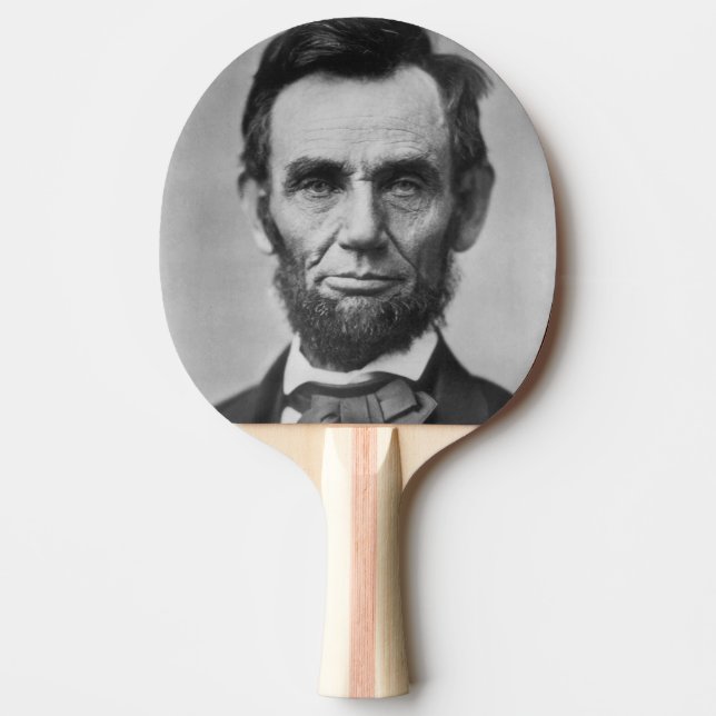 Raquette De Ping Pong Abraham Lincoln (Devant)