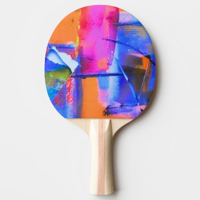 Raquette De Ping Pong Abstract Background Colorful (Devant)
