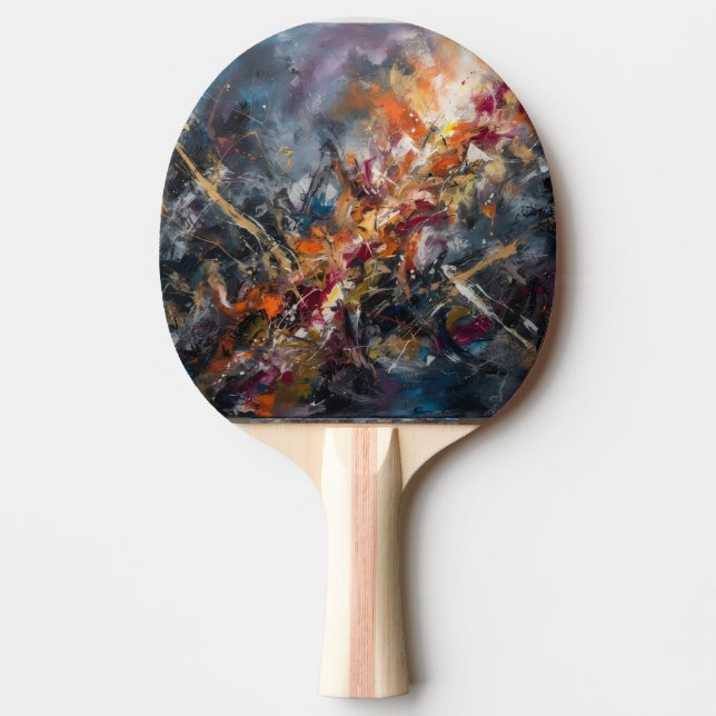 Raquette De Ping Pong Abstrait (Devant)