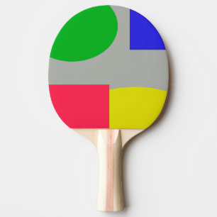 Raquette De Ping Pong Abstrait