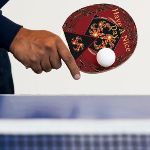 Raquette De Ping Pong Achempong Zazzle : Tourbillon Passionné Haute Perf