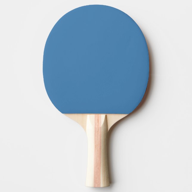 Raquette De Ping Pong Acier bleu gris couleur solide (Devant)
