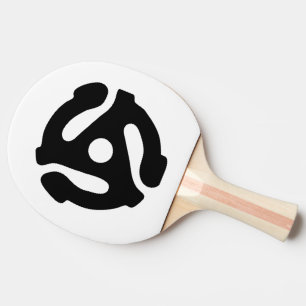 Raquette De Ping Pong adaptateur de broche inséré pour vinyle 45 tours 7