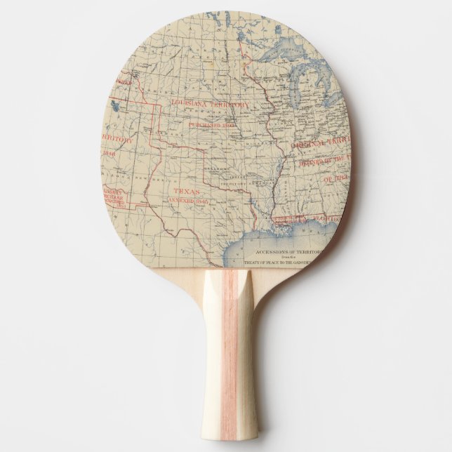 Raquette De Ping Pong Adhésions 1 de territoire (Devant)