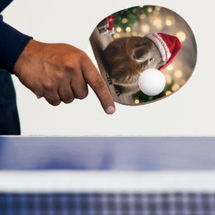 Raquette De Ping Pong adorable Noël Wombat,
