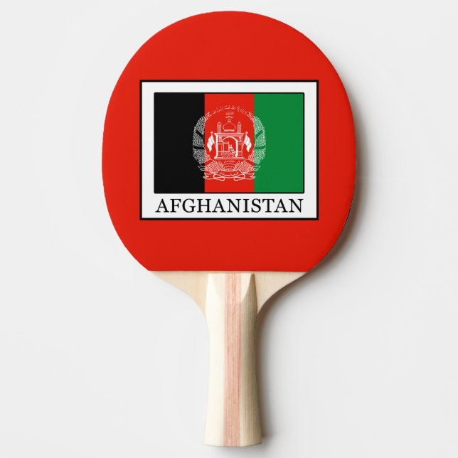 Raquette De Ping Pong Afghanistan (Devant)