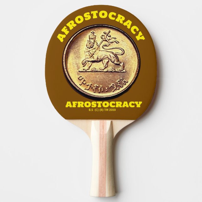 RAQUETTE DE PING PONG AFROSTOCRATIE TENNIS DE TABLE. BS (Devant)