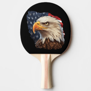 Raquette De Ping Pong Aigle à drapeau américain