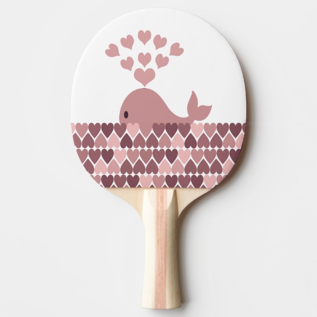 Raquette De Ping Pong Aimer baleine rose (Devant)