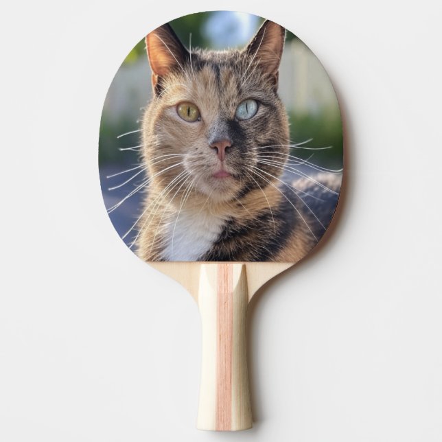 Raquette De Ping Pong Ajouter une Personnaliser photo de chat (Devant)