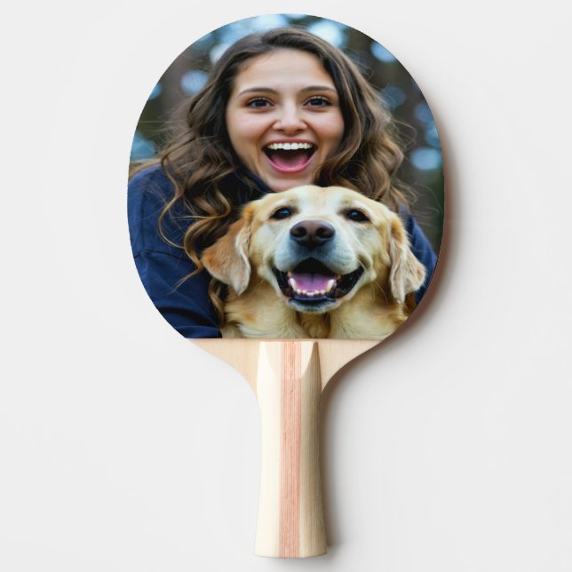 Raquette De Ping Pong Ajouter une photo de Labrador Retriever Personnali (Devant)