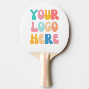 Raquette De Ping Pong Ajouter votre entreprise Logo Moderne Minimal Simp