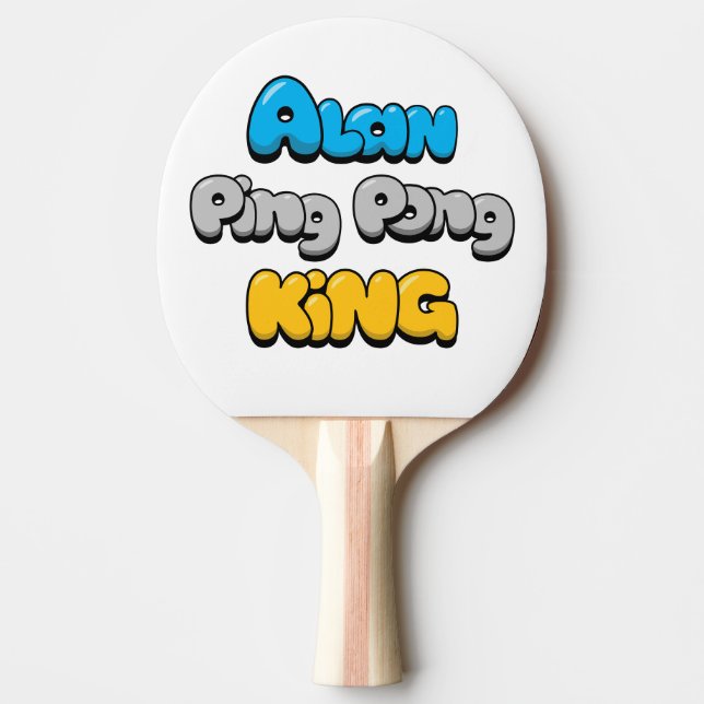 Raquette De Ping Pong Alan Ping Pong King (Devant)