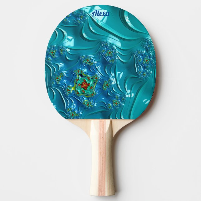 Raquette De Ping Pong ALEXA ~ COOL WIN ~ Fractale Originale ~ (Devant)