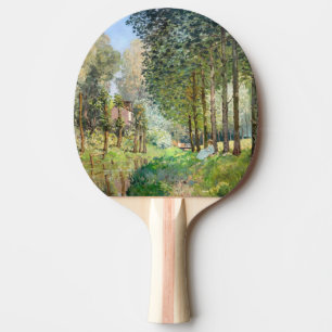 Raquette De Ping Pong Alfred Sisley - Repos au bord du ruisseau