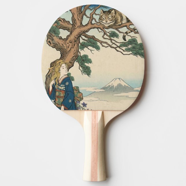 Raquette De Ping Pong Alice Lost in Japan | Ukiyo-e Mad Journey (Devant)