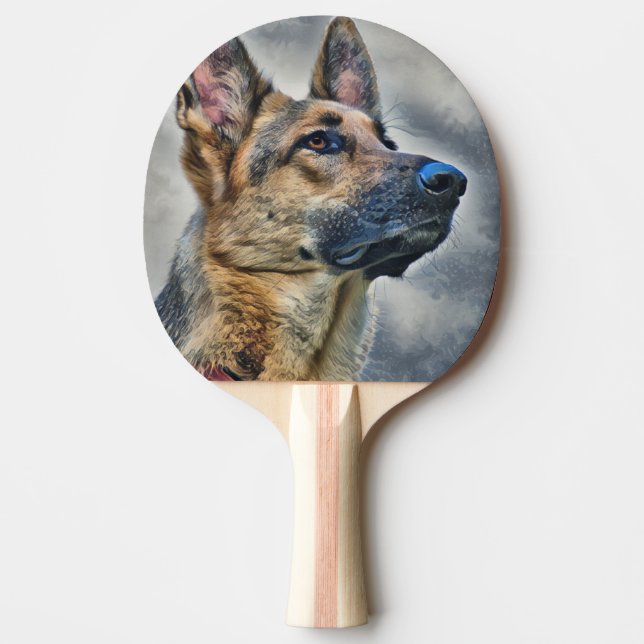 Raquette De Ping Pong Allemand Shepherd Chien Golf Balls Golf Casquette  (Devant)