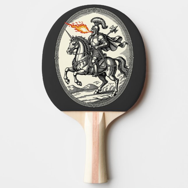 Raquette De Ping Pong Alloces Le Maréchal qui souffle du feu (Devant)