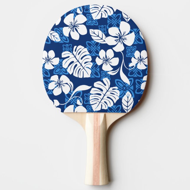 RAQUETTE DE PING PONG ALOHA VENDREDI (BLEU) (Dos)