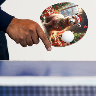 Raquette De Ping Pong "Alpaca présente : Un conte de Noël"