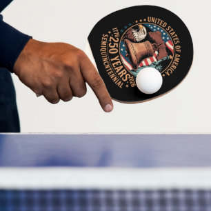 Raquette De Ping Pong Amérique 250 Ans