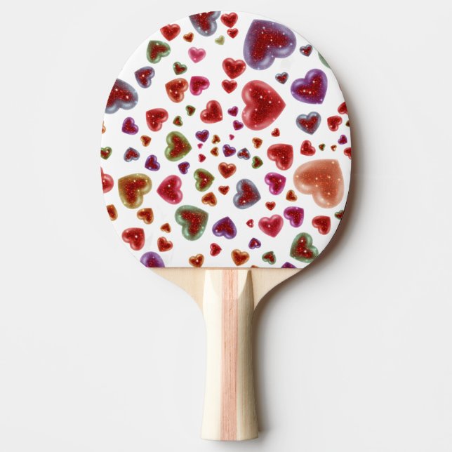 Raquette De Ping Pong Amour, coeur de gloire 2 (Devant)