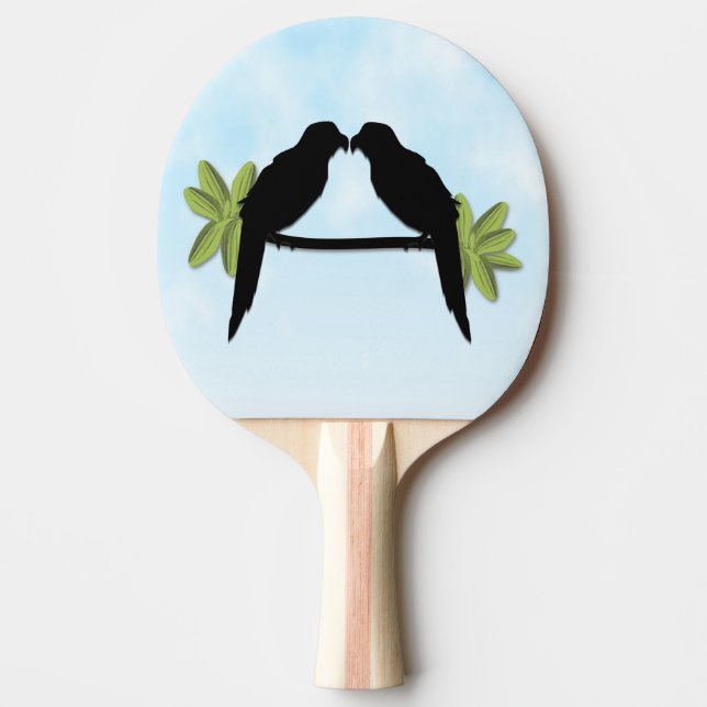 Raquette De Ping Pong Amour du perroquet (Devant)