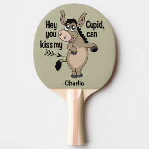 Raquette De Ping Pong Amusante pagaie de ping-pong anti-Valentine Donkey