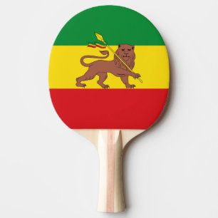 Raquette De Ping Pong Ancien drapeau éthiopien