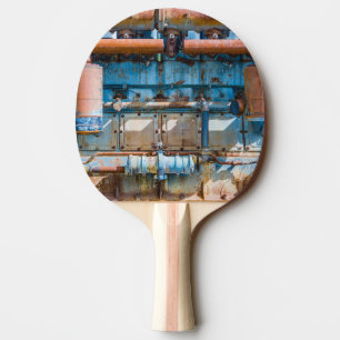 Raquette De Ping Pong Ancien et rouillé Atlas Impérial moteur diesel à I