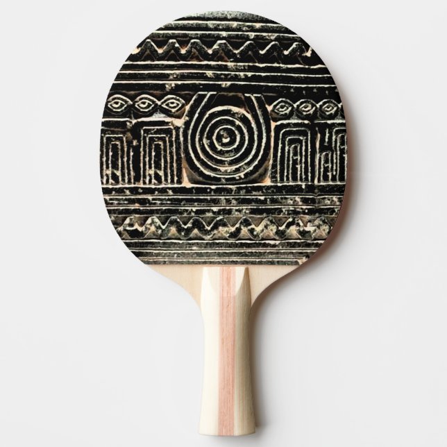 Raquette De Ping Pong Ancien Motif mésopotamien sumérien (Devant)