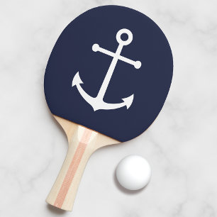 Raquette De Ping Pong Ancre bleue marine